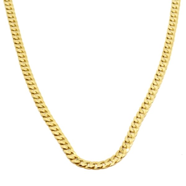 Catena Uomo Oro Treccia Piatta 1 Catena Uomo Oro Treccia Piatta