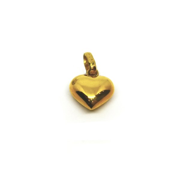 Ciondolo Donna Oro 18kt Cuore Bombato 1 Ciondolo Donna Oro 18kt Cuore Bombato
