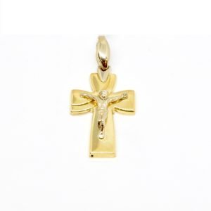 Ciondolo Donna Oro 18kt Crocifisso