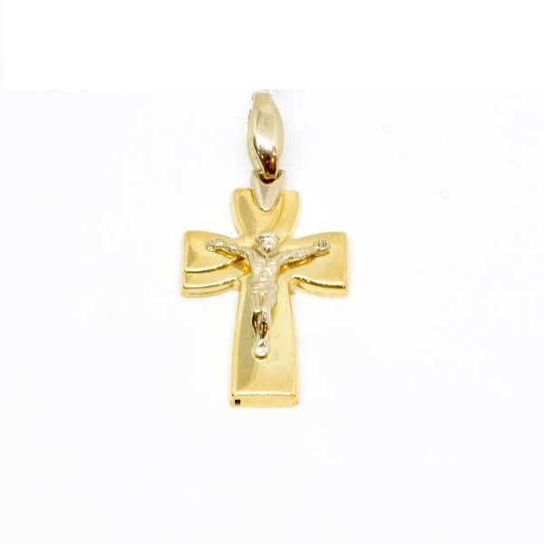 Ciondolo Donna Oro 18kt Crocifisso 1 Ciondolo Donna Oro 18kt Crocifisso