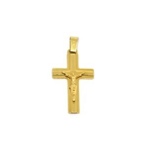 Ciondolo Uomo Oro 18kt Crocifisso