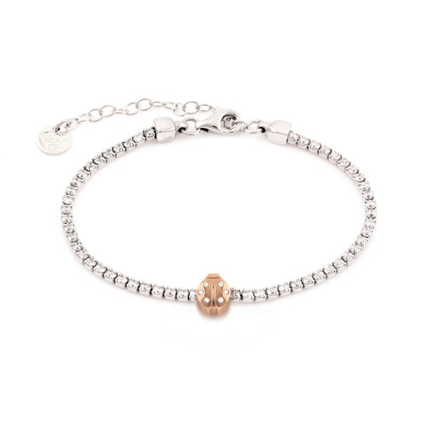 JACK&CO JCB1637 bracciale tennis coccinella centrale 1 JACK&CO JCB1637 bracciale tennis coccinella centrale
