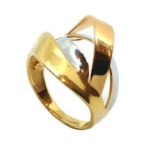 Anello Donna Oro 18kt Fasce Larghe Trittico