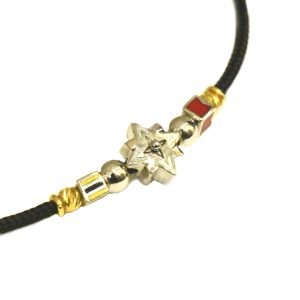 Bracciale Uomo Oro Bianco18kt Rosa Dei Venti