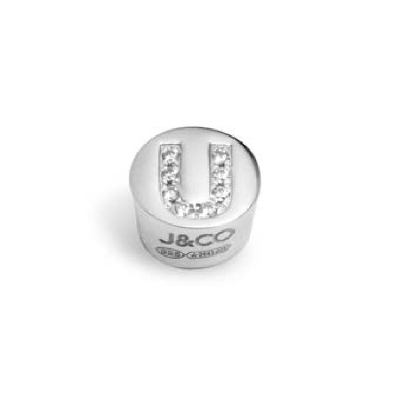 Charm Jack&Co Lettera U JCC0019 1 Charm Jack&Co Lettera U JCC0019