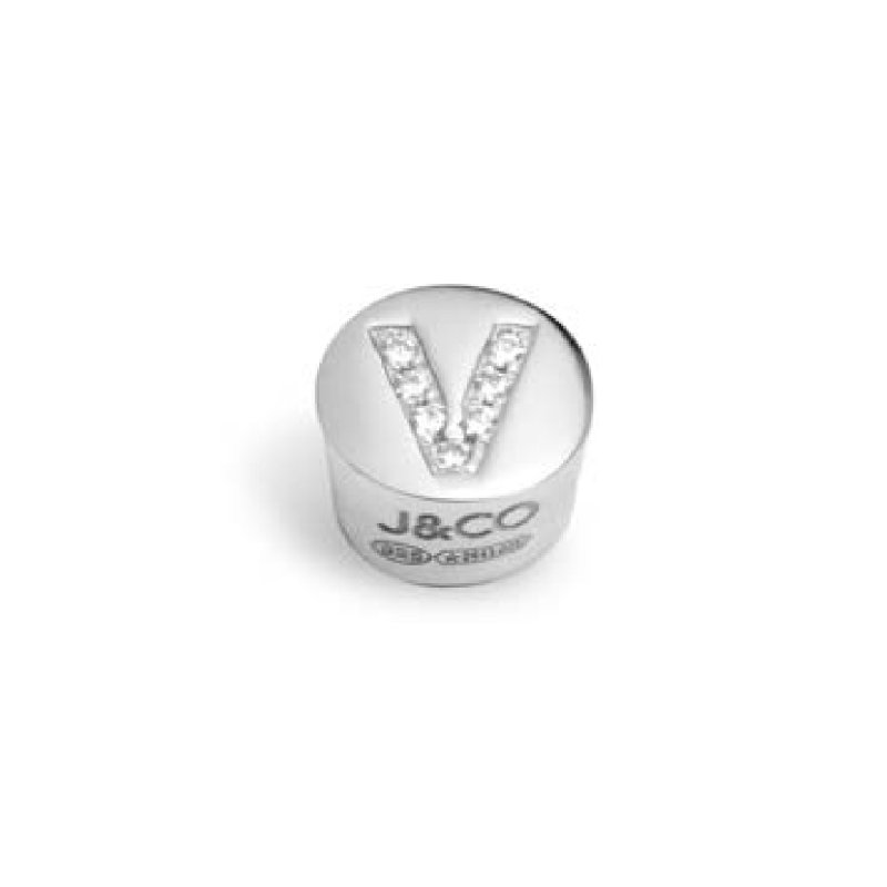 Charm Jack&Co Lettera V JCC0020 1 Charm Jack&Co Lettera V JCC0020