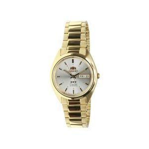 Orologio Orient Uomo FAB00002W9 Automatico Dorato Quadrante Bianco