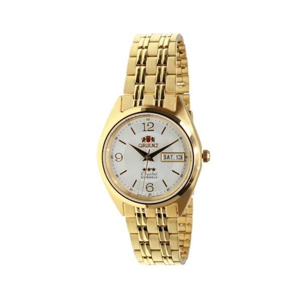 Orologio Orient Uomo FAB0000CW9 Dorato Quadrante Bianco 1 Orologio Orient Uomo FAB0000CW9 Dorato Quadrante Bianco