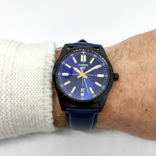 Orologio Casio Uomo MTP-VD02BL-2EUDF 2 Orologio Casio Uomo MTP-VD02BL-2EUDF