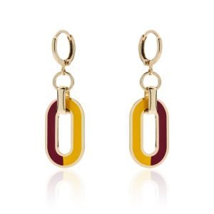 Orecchini Unoaerre Bronzo Dorato