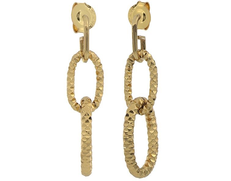 Orecchini Unoaerre Bronzo Dorato 1 Orecchini Unoaerre Bronzo Dorato