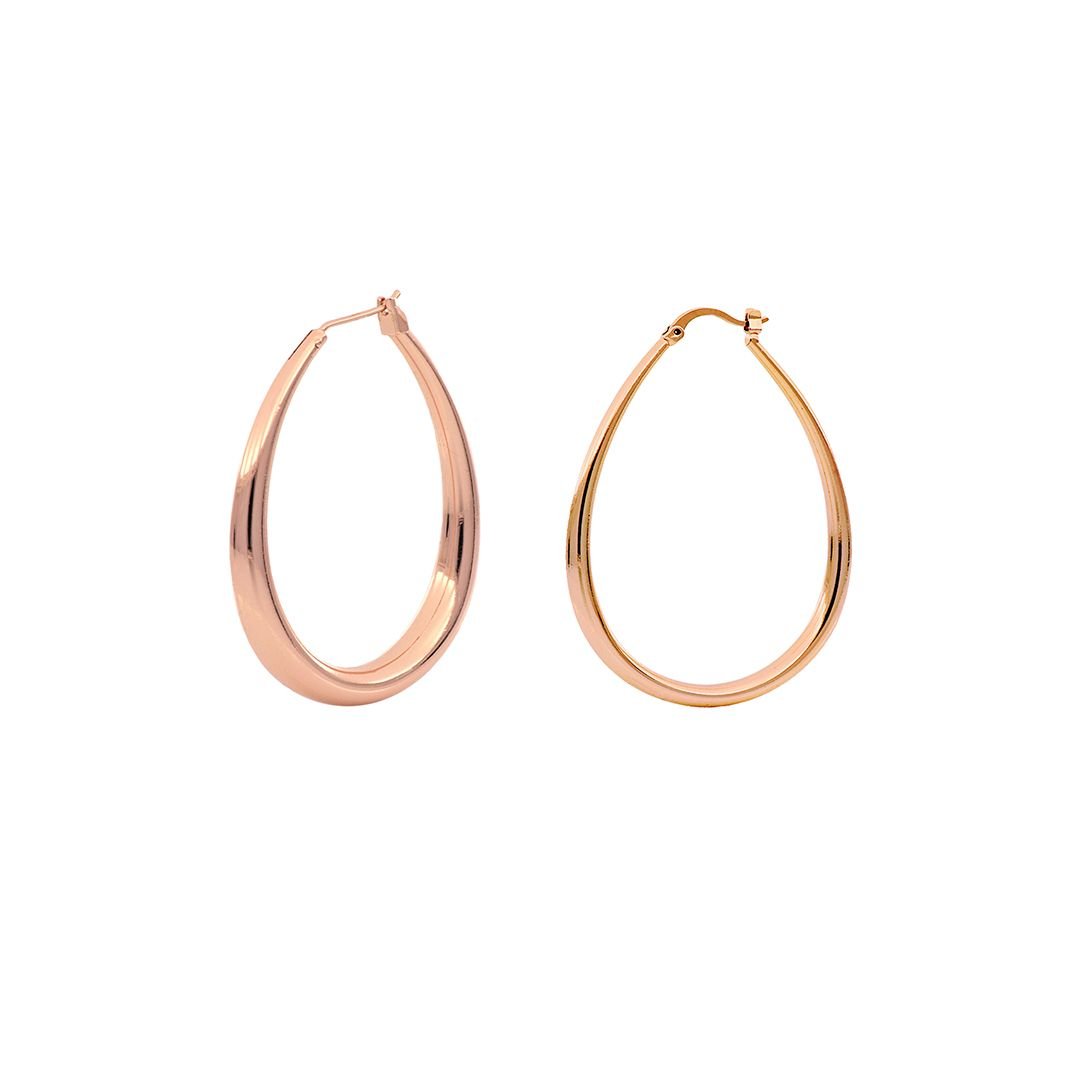Orecchini Unoaerre Bronzo Dorato Rosa 1 Orecchini Unoaerre Bronzo Dorato Rosa
