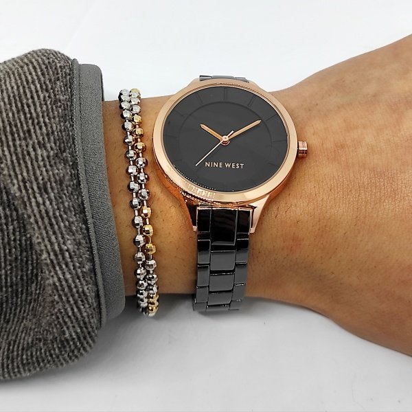 Orologio Donna Nine West Solotempo NW/2225BKRT 2 Orologio Donna Nine West Solotempo NW/2225BKRT