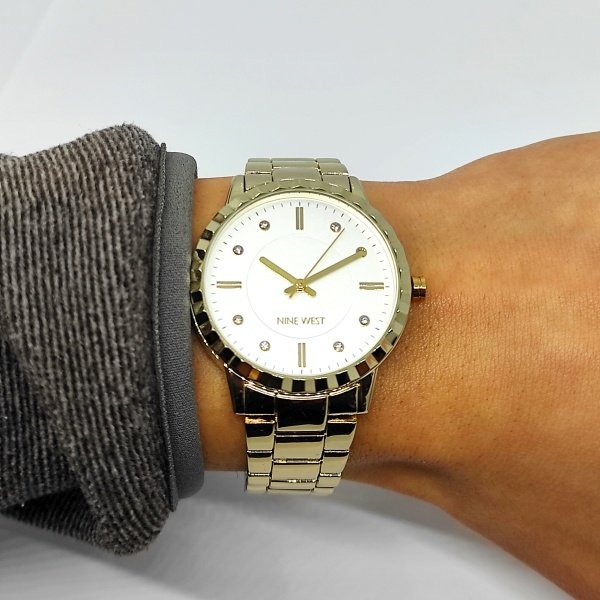 Orologio Donna Nine West Solotempo NW/2282SVGP 2 Orologio Donna Nine West Solotempo NW/2282SVGP