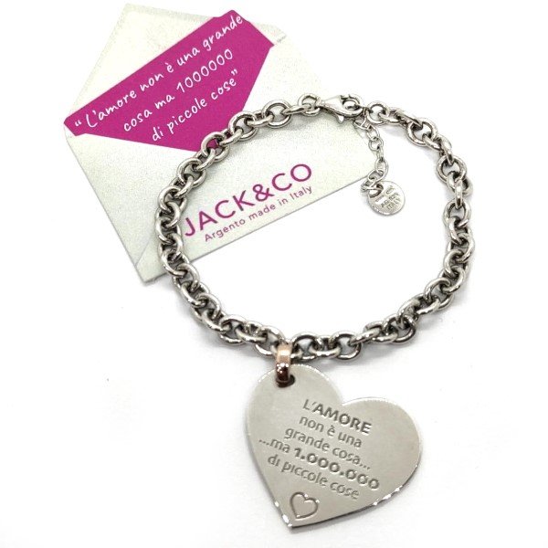 Bracciale Jack&co JCB1311 Argento Rosè. 1 Bracciale Jack&co JCB1311 Argento Rosè.