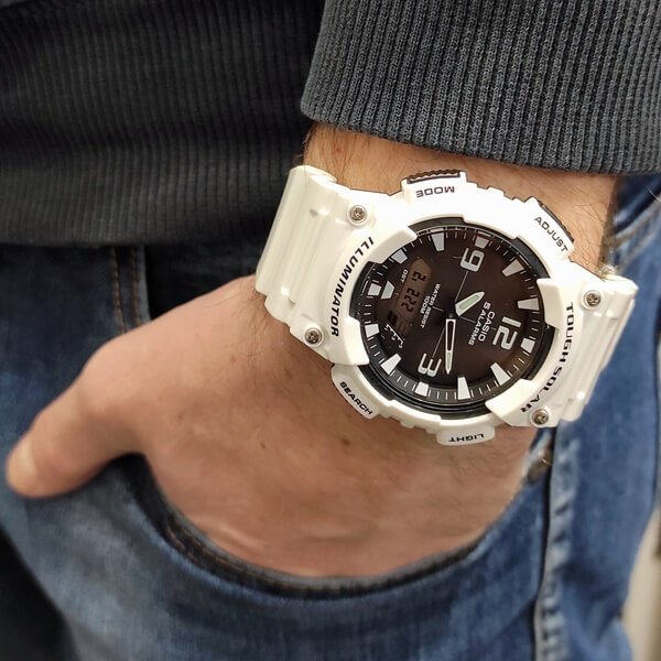 Orologio Casio Uomo Youth Illuminator Tough SolarAQ-S810WC-7AVCF Analogico/Digitale 3 Orologio Casio Uomo Youth Illuminator Tough SolarAQ-S810WC-7AVCF Analogico/Digitale