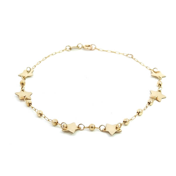 Bracciale Donna oro 9kt Coppie Stelle 1 Bracciale Donna oro 9kt Coppie Stelle
