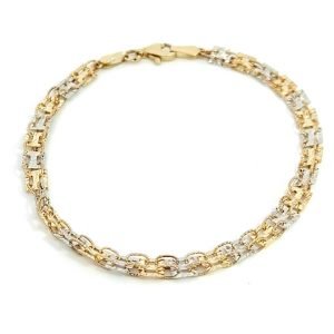 Bracciale Donna oro 9kt Diamantato