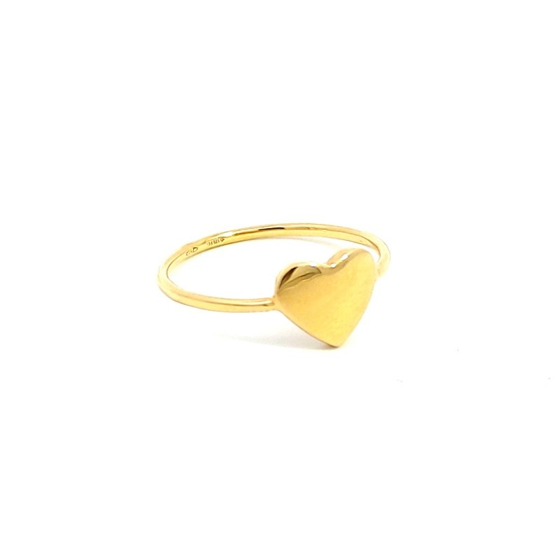 Anello Donna Oro 18kt Cuore 2 Anello Donna Oro 18kt Cuore