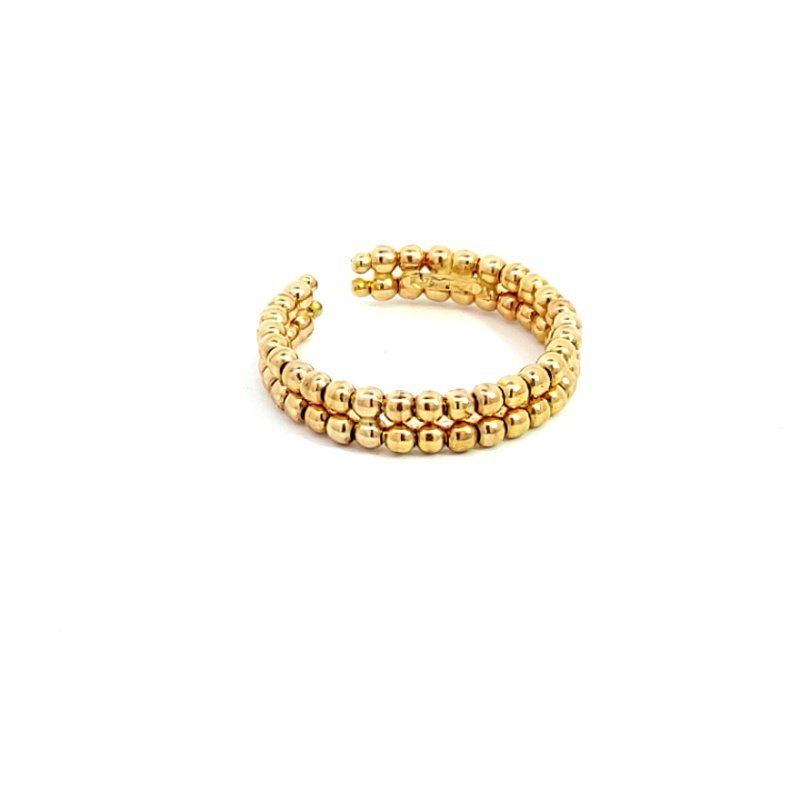 Anello Donna Oro 9kt Pallini 2 Anello Donna Oro 9kt Pallini