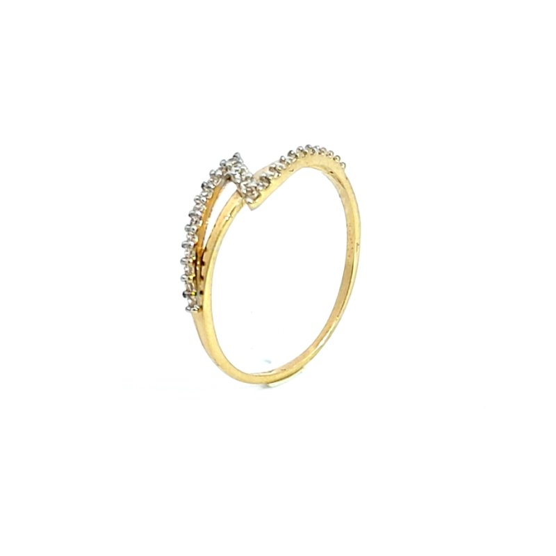 Anello Donna Oro 18kt Fulmine 1 Anello Donna Oro 18kt Fulmine