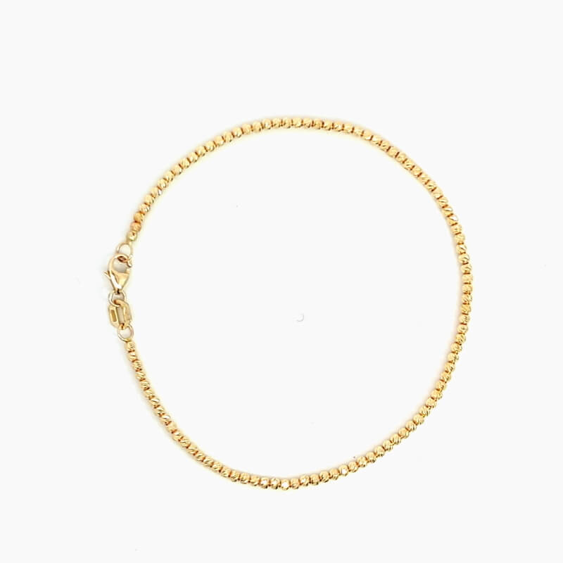 Bracciale Donna Oro 9kt Palline 2 Bracciale Donna Oro 9kt Palline