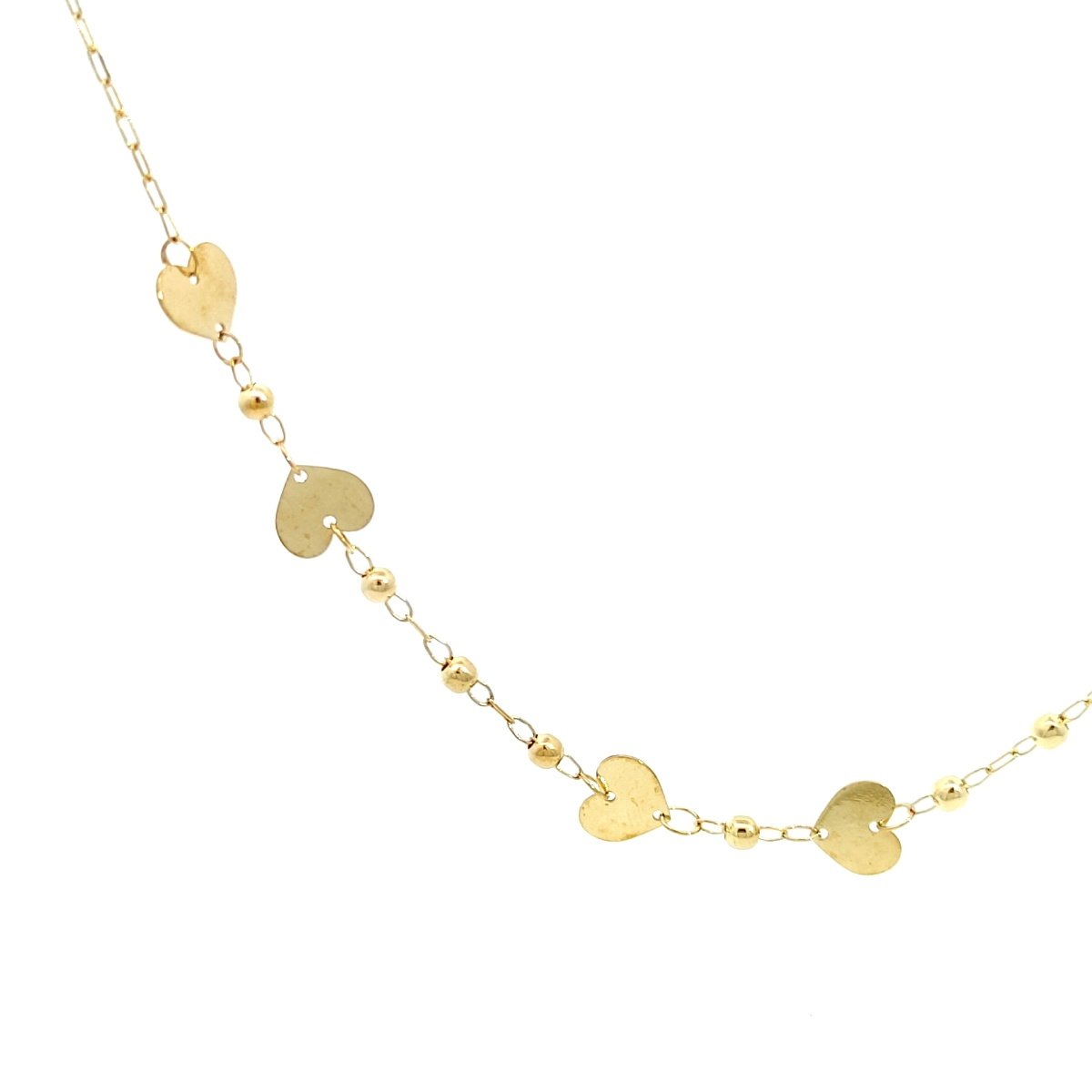 Collana Donna Oro Giallo 9kt Cuoricini 2 Collana Donna Oro Giallo 9kt Cuoricini