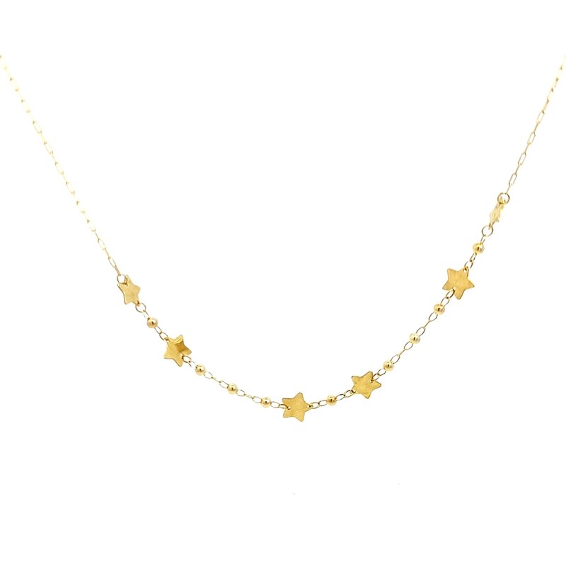 Collana Donna Oro 9kt Stelle 1 Collana Donna Oro 9kt Stelle