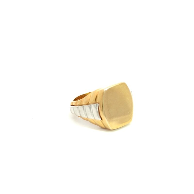 Anello Uomo Oro 9kt Esagonale 2 Anello Uomo Oro 9kt Esagonale