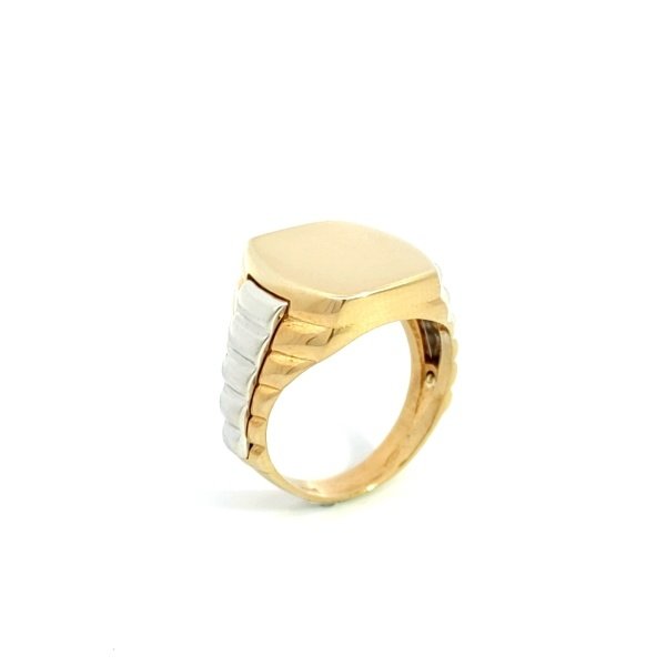 Anello Uomo Oro 9kt Esagonale 1 Anello Uomo Oro 9kt Esagonale