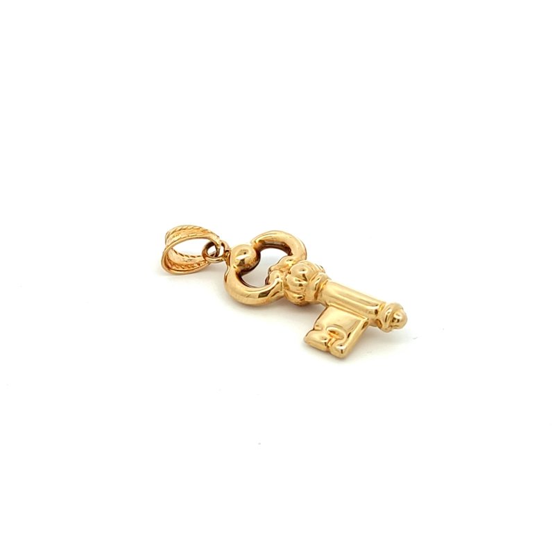 Ciondolo Donna Oro 18kt Chiave 1 Ciondolo Donna Oro 18kt Chiave