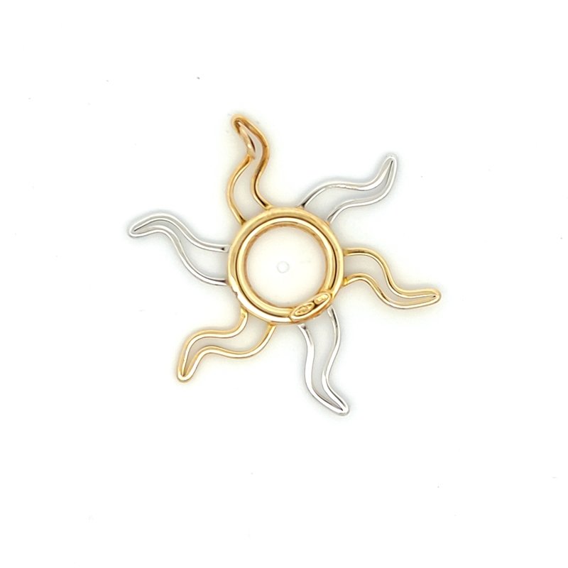Ciondolo Donna Oro 18kt Sole 1 Ciondolo Donna Oro 18kt Sole