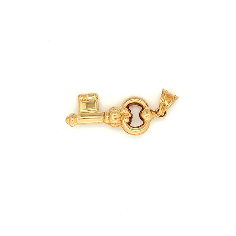 Ciondolo Donna Oro 18kt Chiave 3 Ciondolo Donna Oro 18kt Chiave