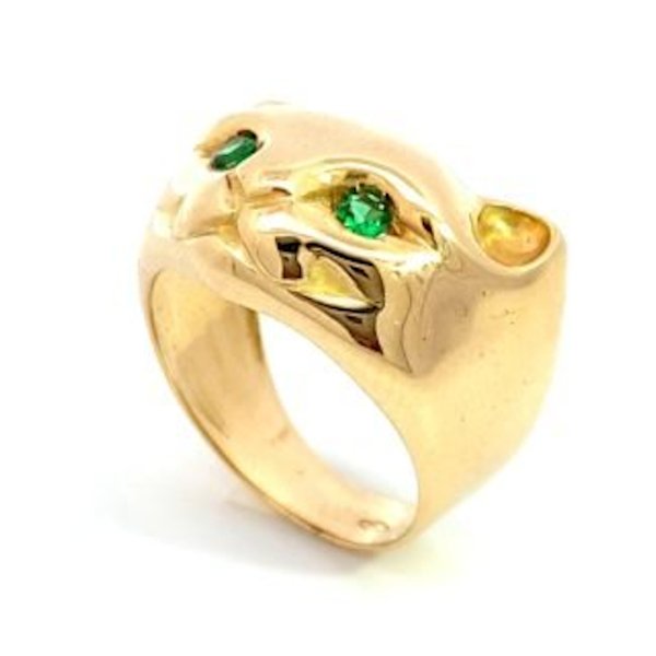 Anello Donna Oro 18kt Gatto 1 Anello Donna Oro 18kt Gatto
