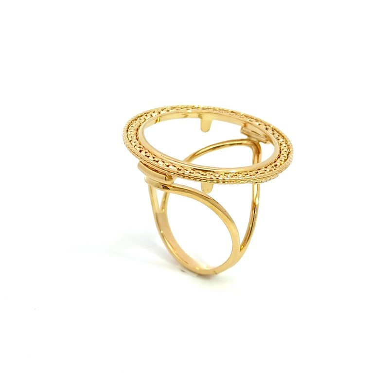 Anello Donna Oro 18kt Reggi Sterlina 1 Anello Donna Oro 18kt Reggi Sterlina