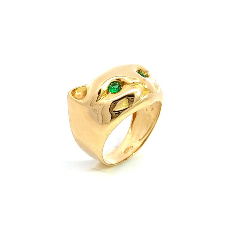 Anello Donna Oro 18kt Gatto 4 Anello Donna Oro 18kt Gatto