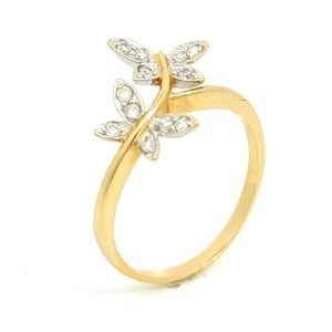Anello Donna Oro 18kt Farfalle