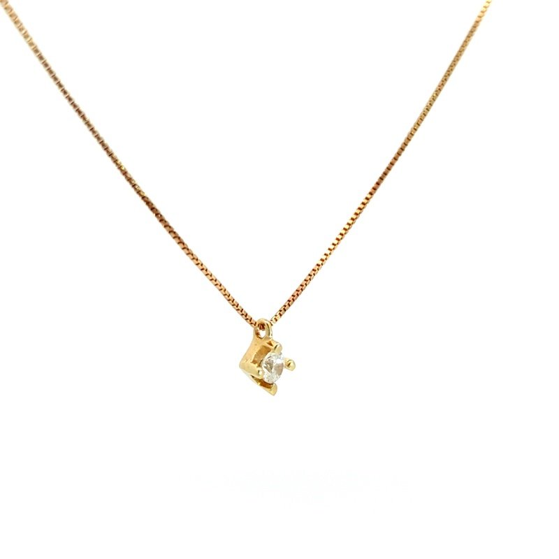 Collana Donna Oro 9kt Punto Luce 2 Collana Donna Oro 9kt Punto Luce