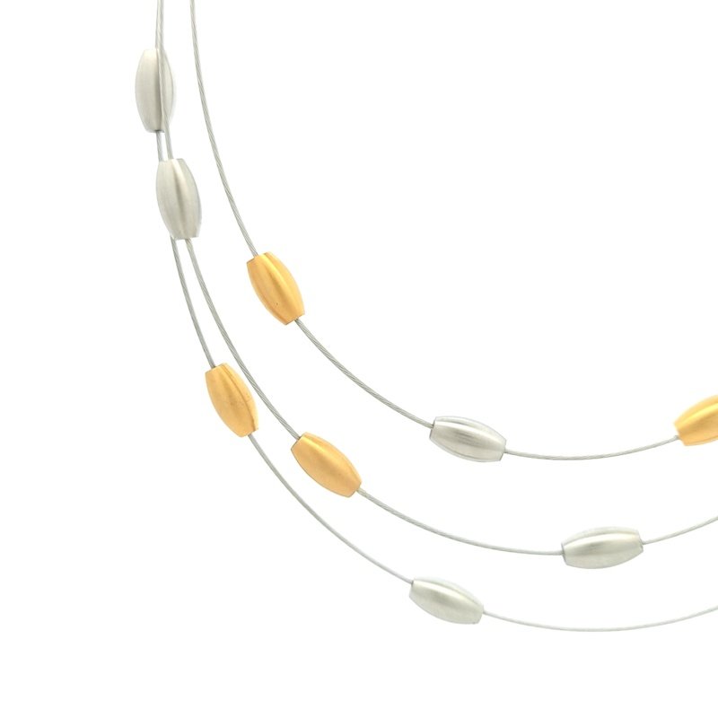 Collana Donna Acciaio Collier Bicolor 2 Collana Donna Acciaio Collier Bicolor