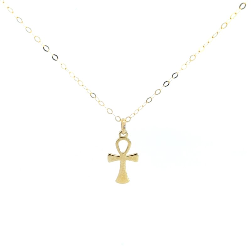 Collana Donna Oro 9kt Croce Di Vita Egizia 1 Collana Donna Oro 9kt Croce Di Vita Egizia