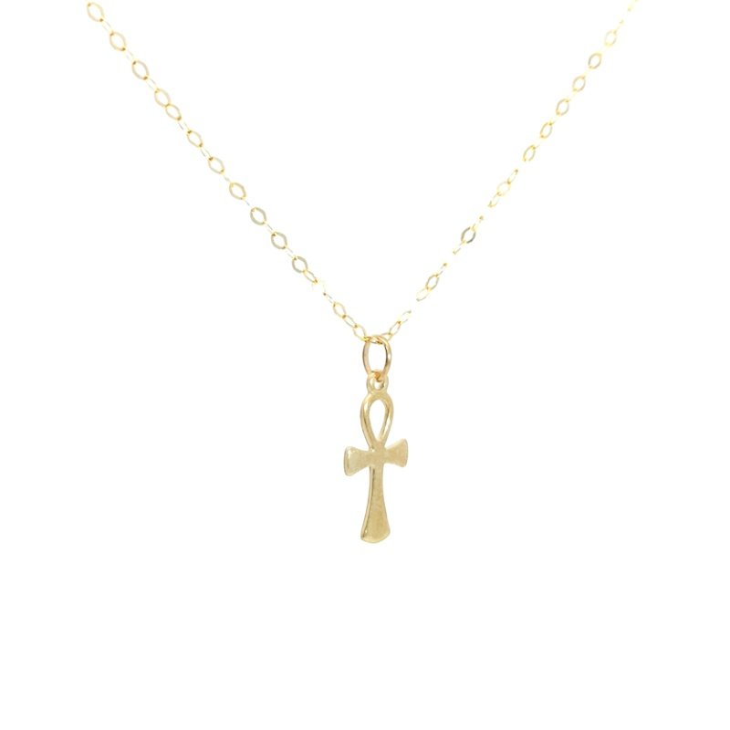 Collana Donna Oro 9kt Croce Di Vita Egizia 2 Collana Donna Oro 9kt Croce Di Vita Egizia