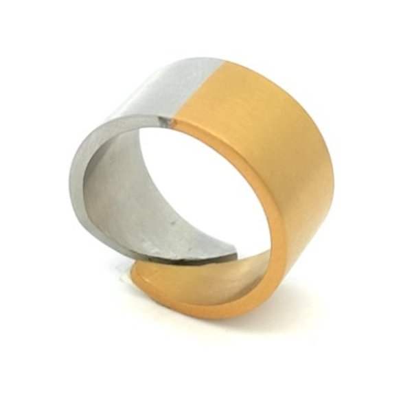 Anello Uomo Cem Acciaio Bicolor 1 Anello Uomo Cem Acciaio Bicolor