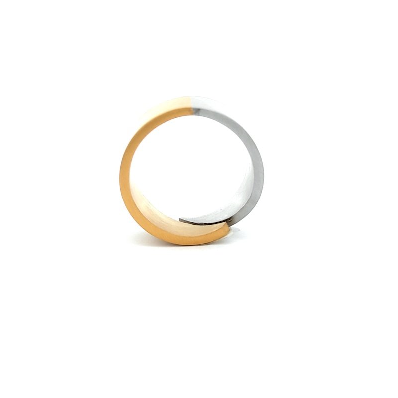 Anello Uomo Cem Acciaio Bicolor 3 Anello Uomo Cem Acciaio Bicolor