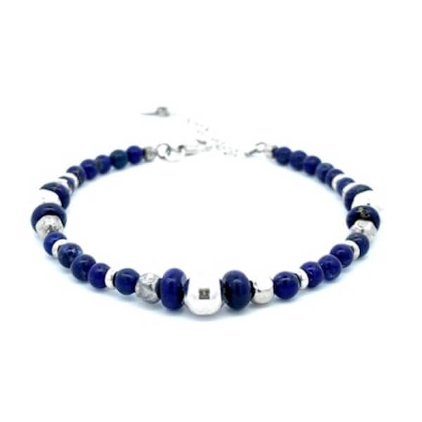 Bracciale Uomo BARM0-0 Perline Blu 1 Bracciale Uomo BARM0-0