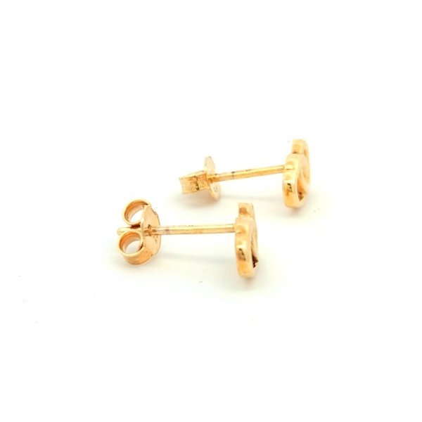 Orecchini Oro 9 kt Cuori Intrecciati 3 Orecchini Oro 9 kt Cuori Intrecciati