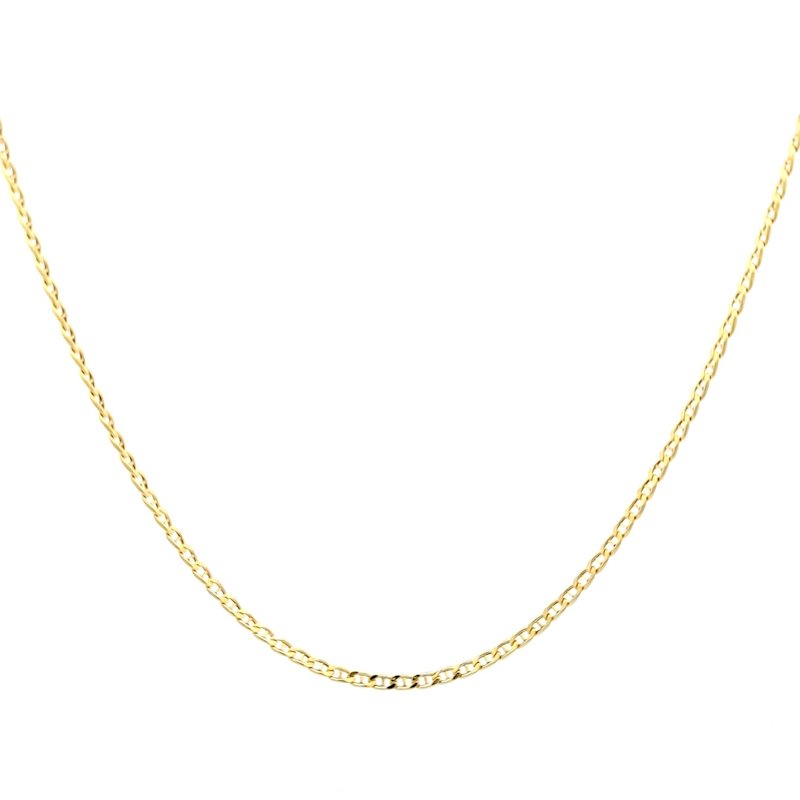 Catena Uomo Oro 9kt Maglia Marina Fina 1 Catena Uomo Oro 9kt Maglia Marina Fina