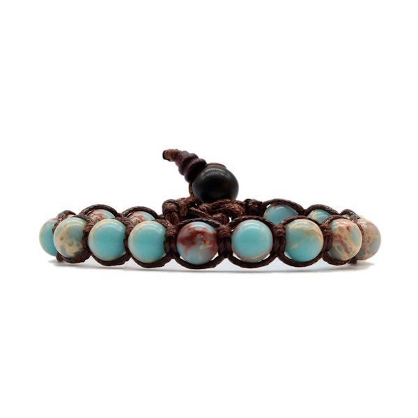 Bracciale Kenshò Agalmatolite - 8 mm 1 Bracciale Kenshò Agalmatolite - 8 mm