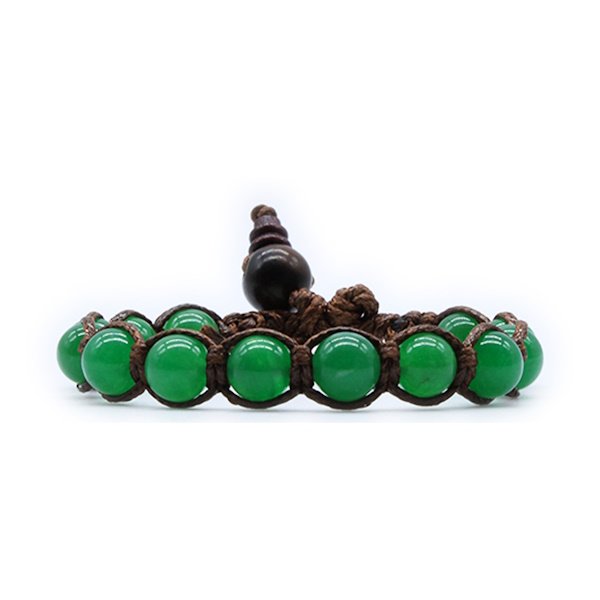 Bracciale Kenshò Agata Verde - 8 mm 1 Bracciale Kenshò Agata Verde - 8 mm