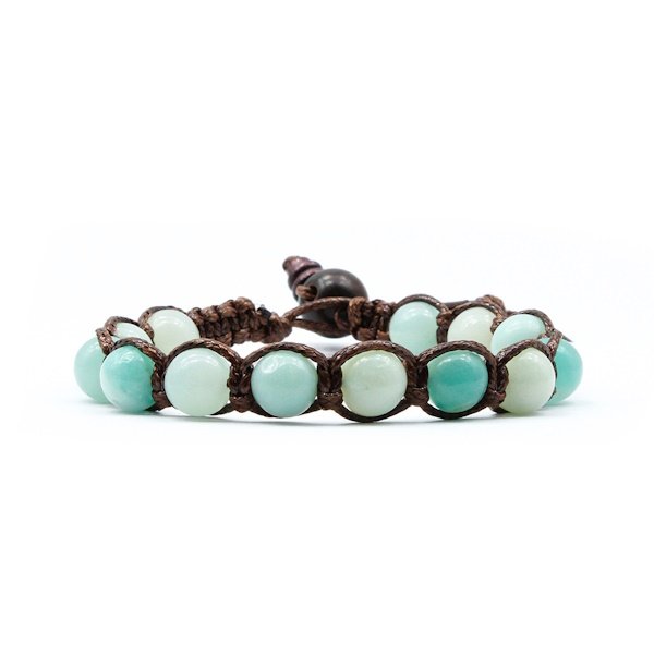 Bracciale Kenshò Amazzonite - 8 mm 1 Bracciale Kenshò Amazzonite - 8 mm