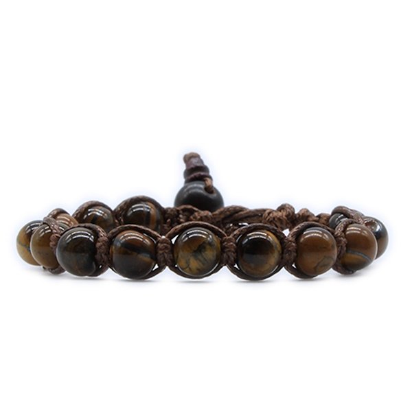 Bracciale Kenshò Occhio di Tigre - 8 mm 1 Bracciale Kenshò Occhio di Tigre - 8 mm